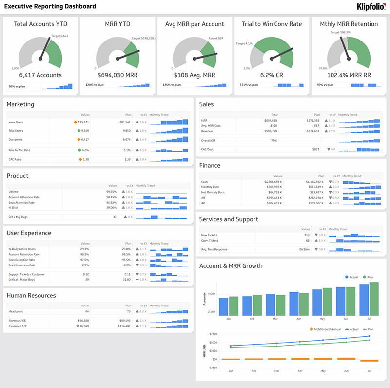 CEO dashboard